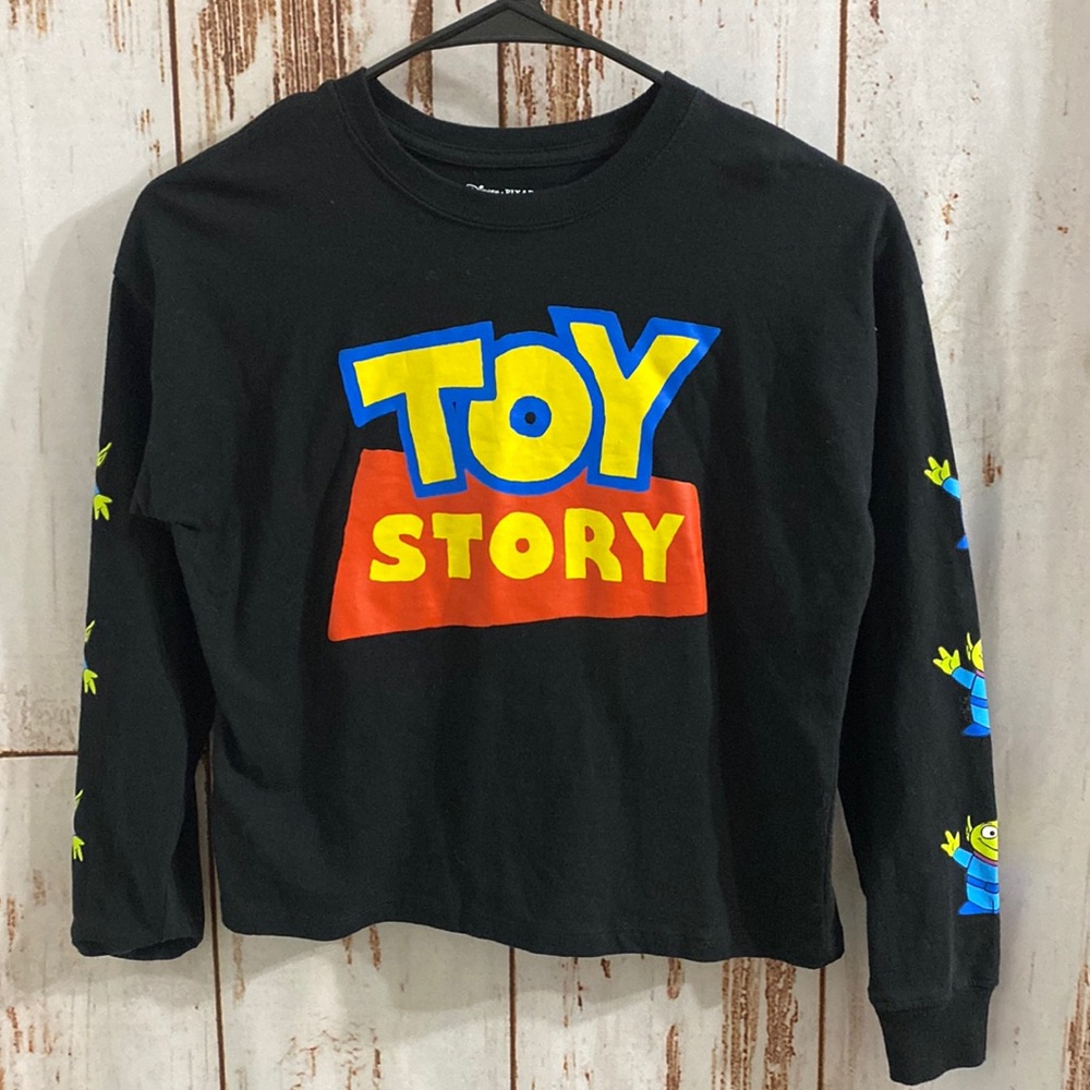 Disney Pixar Toy Story Alien Graphic Crop Top.